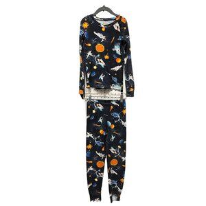 Children's Place Boys Celestial Spaceships Pj Set Long Sleeve Size 10